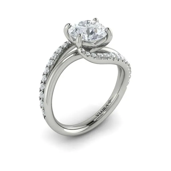 Graceful Curves Engagement Ring James & Williams Jewelers Berwyn, IL