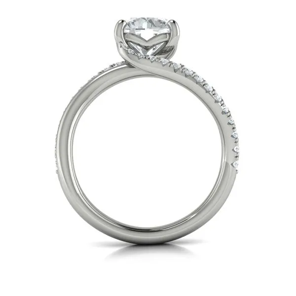 Graceful Curves Engagement Ring Image 3 James & Williams Jewelers Berwyn, IL