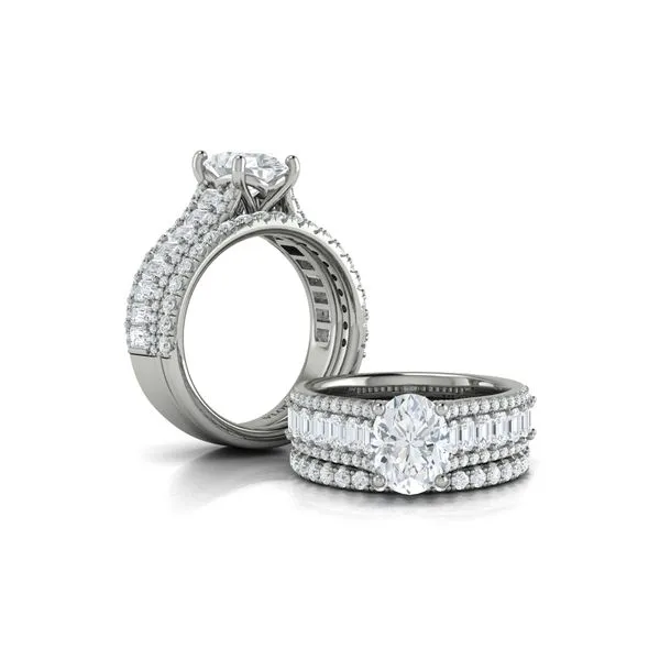Opulence Oval Engagement Ring Image 4 James & Williams Jewelers Berwyn, IL