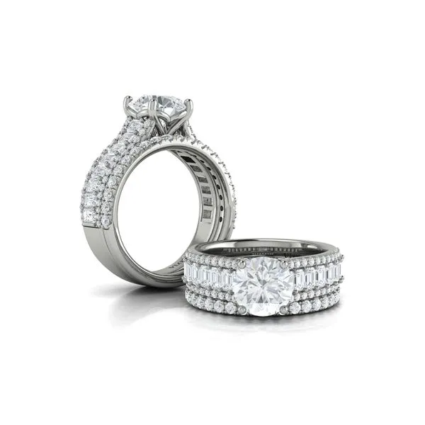 Opulence Oval Engagement Ring Image 4 James & Williams Jewelers Berwyn, IL