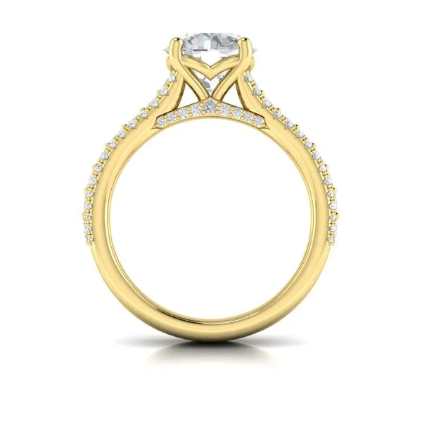 Opulence Oval Engagement Ring Image 3 James & Williams Jewelers Berwyn, IL