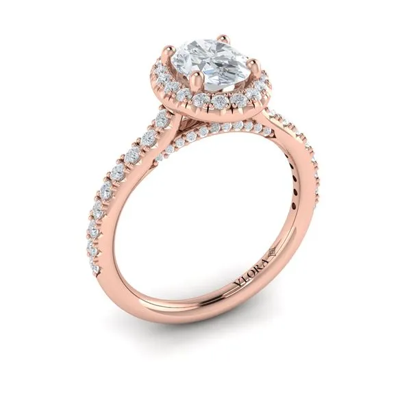 Timeless Oval Halo Engagement Ring James & Williams Jewelers Berwyn, IL