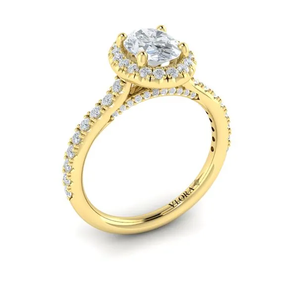 Timeless Oval Halo Engagement Ring James & Williams Jewelers Berwyn, IL