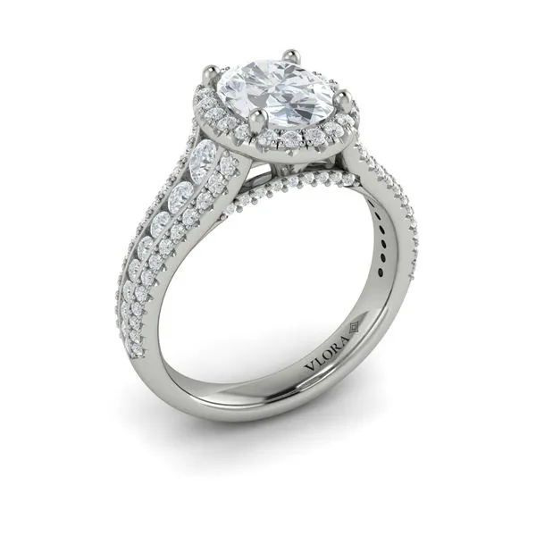 Opulent Oval Halo Engagement Ring James & Williams Jewelers Berwyn, IL
