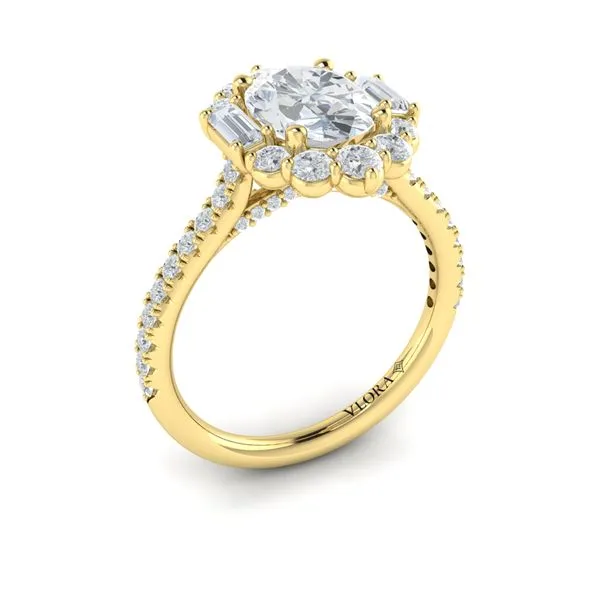 Harmony Halo Oval Engagement Ring James & Williams Jewelers Berwyn, IL