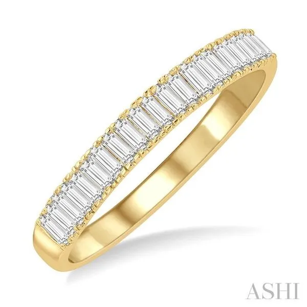 1/3 Ctw Stackable Baguette Diamond Fashion Band in 14K Yellow Gold Hart's Jewelers Grants Pass, OR