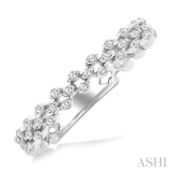 1/5 Ctw Stackable Diamond Band in 10K White Gold Hart's Jewelers Grants Pass, OR