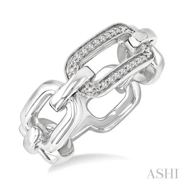 1/20 Ctw Bold Round Cut Diamond Paperclip Ring in Sterling Silver Hart's Jewelers Grants Pass, OR