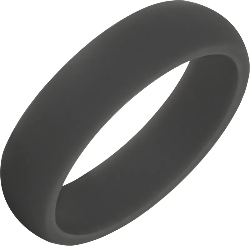 TruBand™ Silicone Classic Grey Ring Size 5