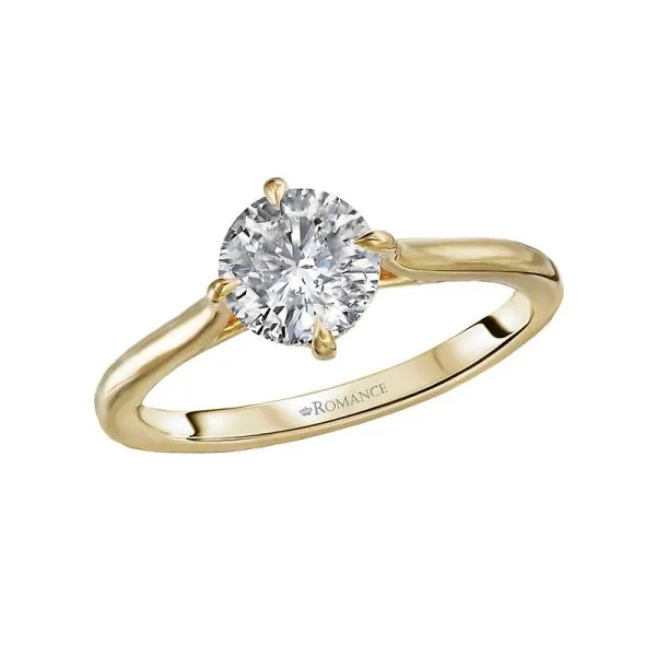 Romance 1/10ctw Diamond Semi-Mount Engagement Ring Size 6