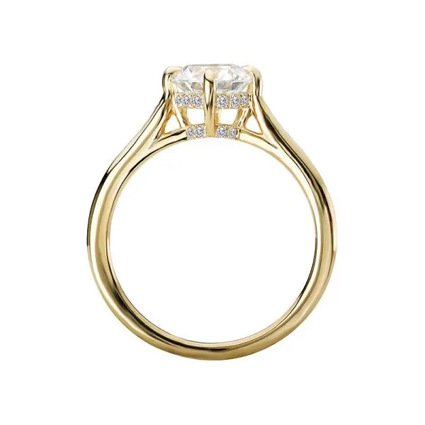 Romance 1/10ctw Diamond Semi-Mount Engagement Ring Size 6