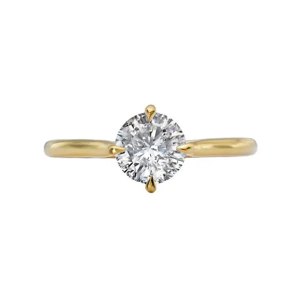 Romance 1/10ctw Diamond Semi-Mount Engagement Ring Size 6