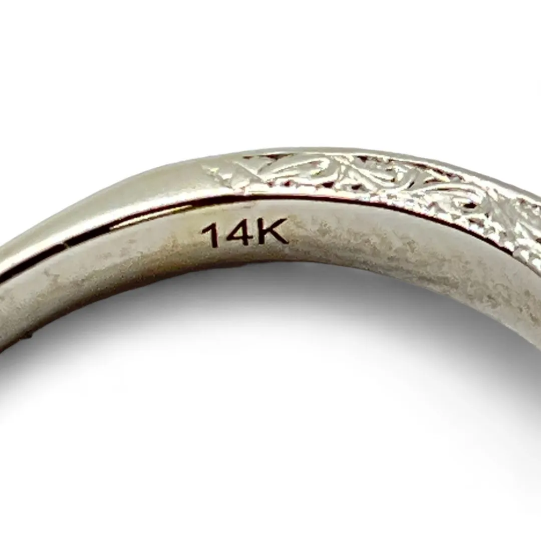 Neil Lane 14k White Gold 1.67ctw Diamond Engagement Ring Size 5.5