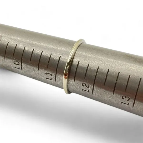 14k White Gold Brilliant Cut 1/4ct Diamond VS2 G-H Ring Size 11.5