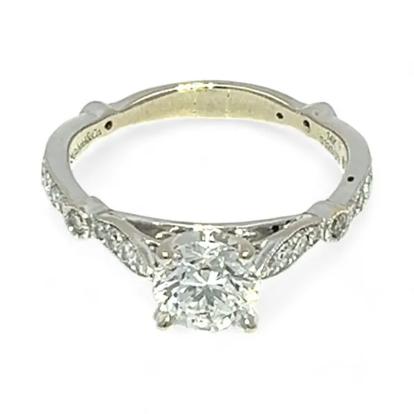 Gabriel & Co. 14k White Gold 1.12ct/1.45ctw Diamond Engagement Ring