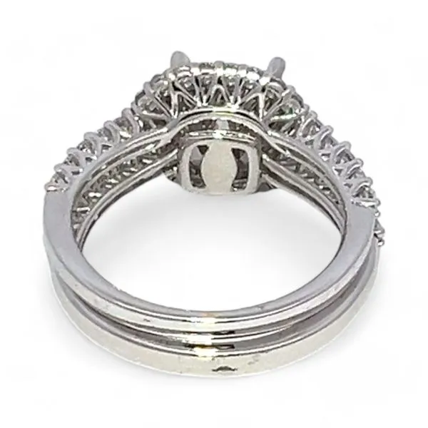 Ashi Sterling Silver Cubic Zirconia Vacation Wedding Ring Set Size 7