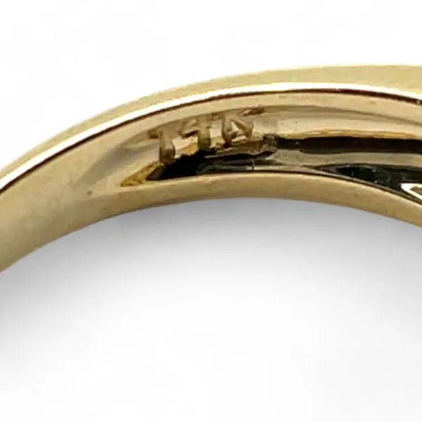 14k Yellow Gold 1/2ctw Diamond Fashion Ring Size 6.5