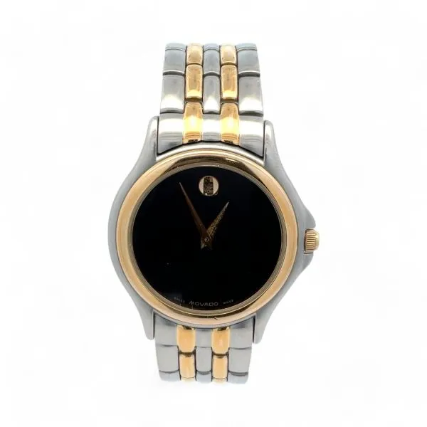 Movado Classic Museum Two-Tone Quartz Wristwatch 81-E4-0863