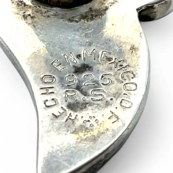 Sterling Silver Inlaid Turquoise Leaf-Inspired Clip-On Earrings