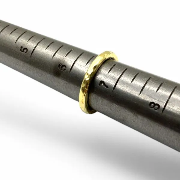 Stackable Sterling Silver Gold-Tone Oval Purple Stone Ring Size 6.5