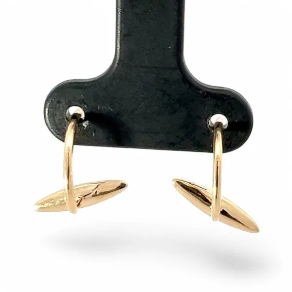 14k Yellow Gold 1/5ctw Lab Grown Brilliant Cut Diamond Earrings