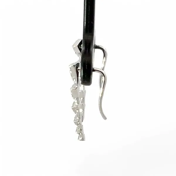 14k White Gold 1/5ctw Lab Grown Brilliant Cut Diamond Earrings