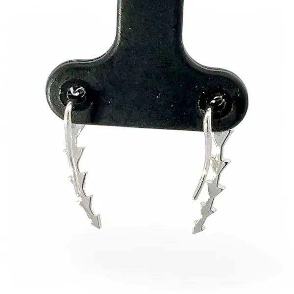 14k White Gold 1/5ctw Lab Grown Brilliant Cut Diamond Earrings