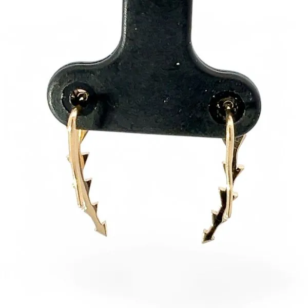 14k Yellow Gold 1/5ctw Lab Grown Brilliant Cut Diamond Earrings