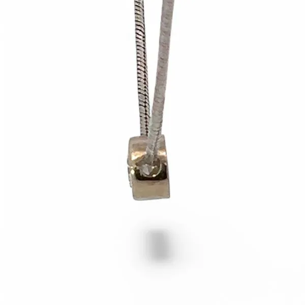 14k White Gold 1/4ct VS2 Brilliant Cut Diamond Solitaire Necklace