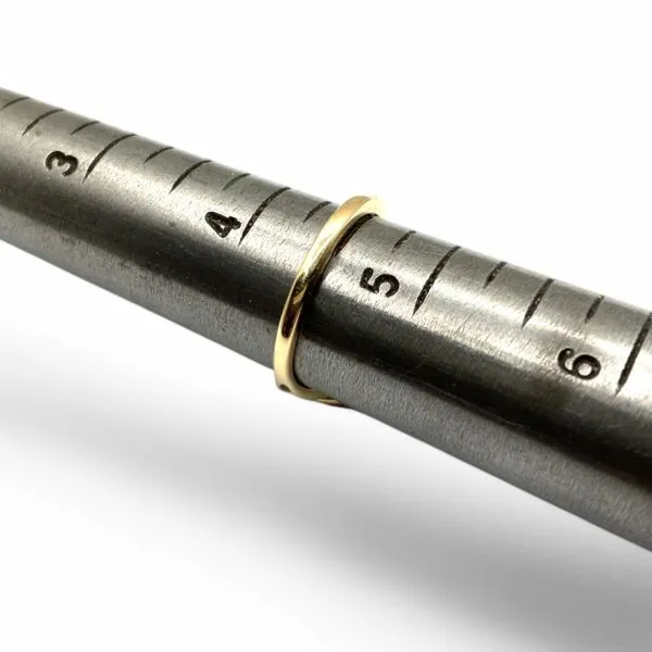 10k Yellow Gold Marquise Shaped Brownish-Red Garnet Ring Size 4.5