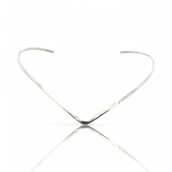 Sterling Silver Cuff Necklace