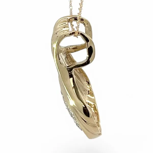 14k Yellow and White Gold 0.93ctw SI1 Brilliant Cut Diamond Enhancer