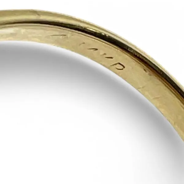 14k Yellow and White Gold 2.3ctw Brilliant Cut Diamond Cluster Ring