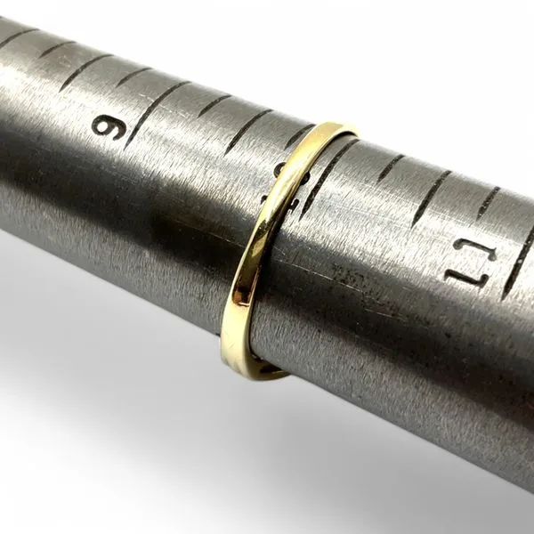 10k Yellow Gold Marquise Pink Cubic Zirconia Fashion Ring Size 10