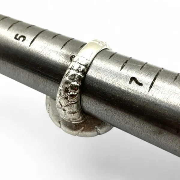 Sterling Silver Multi-Colored Cubic Zirconia Ring Size 6