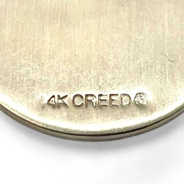 Creed 14k Yellow Gold Saint Jude Pray for Us Pendant with Chain