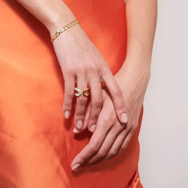 Sif Jakobs Capri Due Ring Size 7