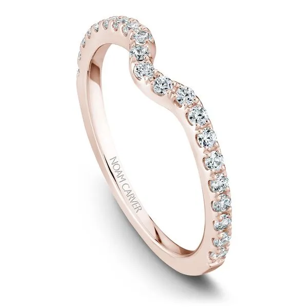 Rose Gold Engagement Ring With 44 Diamonds. Image 5 Johnson Jewellers Lindsay, ON