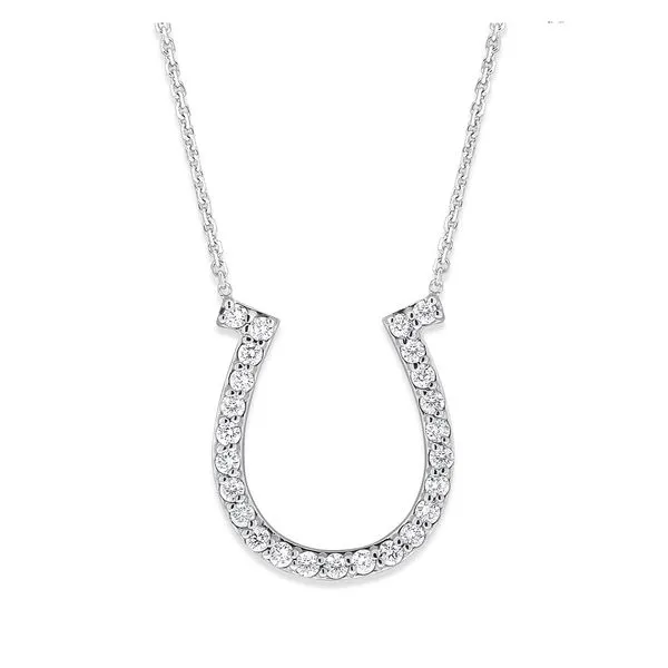 Diamond Horseshoe Necklace i Mystique Jewelers Alexandria, VA