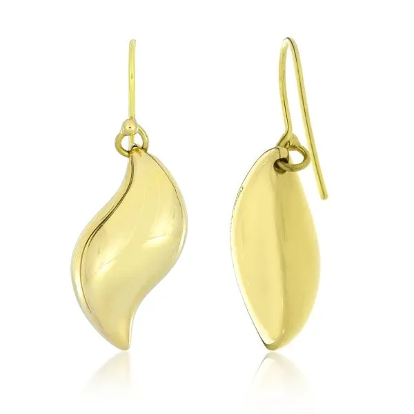 Tiffany & Co Elsa Peretti 18K Yellow Gold Dangle Earrings Image 3 Purple Creek Holly Springs, NC