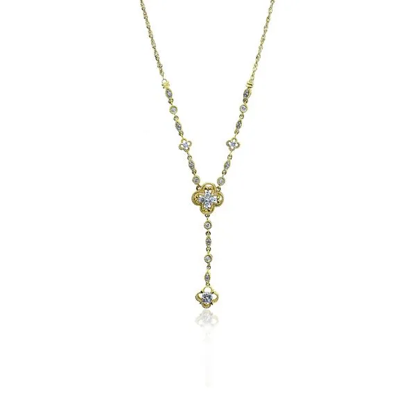 Vintage 14K Yellow Gold Natural Diamond 15 1/2" Milgrained Twisted Singapore Necklace Purple Creek Holly Springs, NC