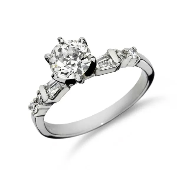 Vintage 14K 1.12ctw Old European Natural Diamond Engagement Ring Purple Creek Holly Springs, NC