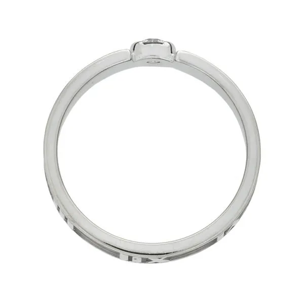 Tiffany & Co. Atlas 18K White Gold Natural Diamond Ring Image 4 Purple Creek Holly Springs, NC