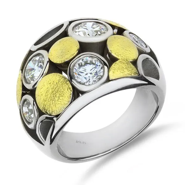 Purple Creek Custom 2.59ctw 18K Yellow and White Gold Natural Diamond Ring Purple Creek Holly Springs, NC