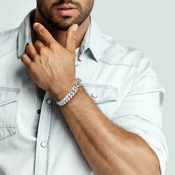 Sterling Silver 7 1/2" Heavy Curb Link Bracelet Image 3 Purple Creek Holly Springs, NC