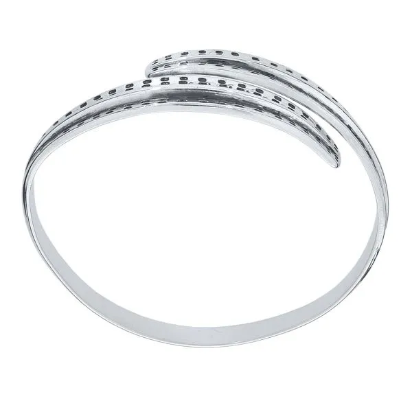 David Andersen Vintage Viking Saga 7 7/8" Sterling Silver Bangle Bracelet Image 4 Purple Creek Holly Springs, NC