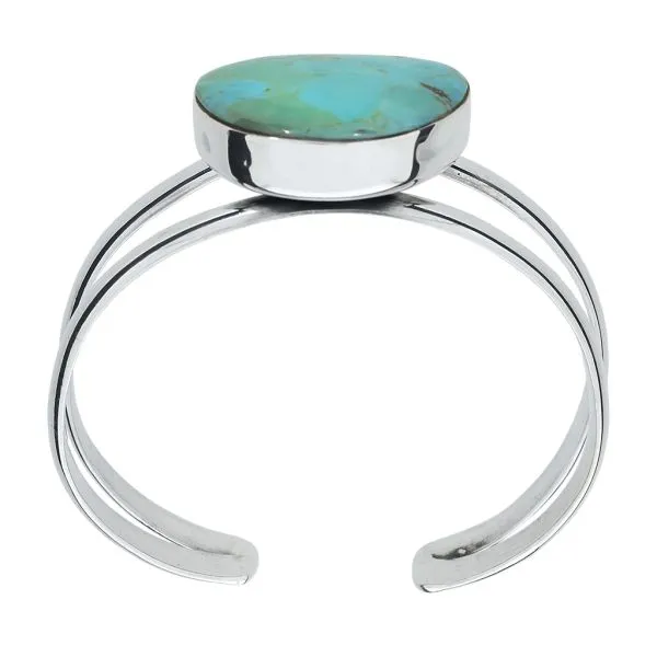 Barse Vintage Sterling Silver Turquoise Open Cuff Image 4 Purple Creek Holly Springs, NC