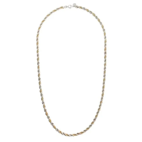 Tiffany & Co 18K Yellow Gold and Sterling 24" Twisted Rope Necklace Image 3 Purple Creek Holly Springs, NC