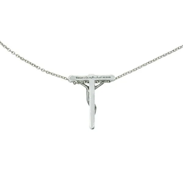 Tiffany & Co Elsa Peretti Sterling Crucifix Pendant 16 1/4" Necklace Image 4 Purple Creek Holly Springs, NC