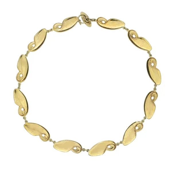 Volmer Bahner Denmark Vintage Designer 15" White Guilloche Enamel Sterling Silver Necklace Image 4 Purple Creek Holly Springs, NC